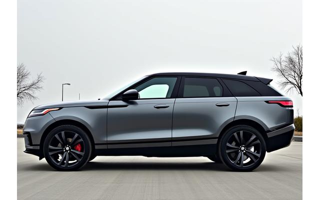 Before shot of a generic SUV exterior